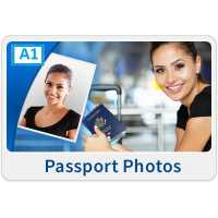 A1 Passport Photo Fedex N Fax Logo
