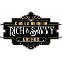 Rich and Savvy Cigar and Bourbon Lounge Logo