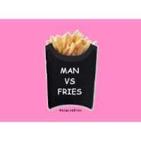 Man vs Fries Logo