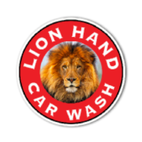 Lion Hand Car Wash Logo