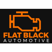 Flat Black Automotive Logo