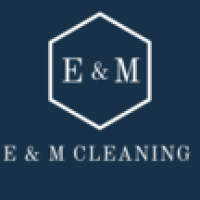 E and M Cleaning Logo