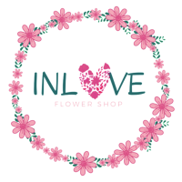 In Love Flower Shop Logo