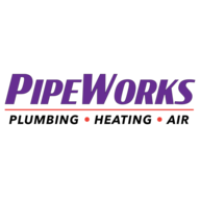 PipeWorks Plumbing, Heating and Air Logo