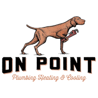 On Point Plumbing Heating & Cooling Logo