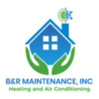 B&R Maintenance Heating & Air Conditioning Logo