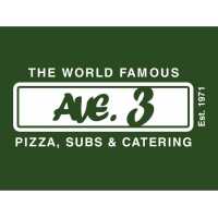 Ave 3 Pizza, Subs Catering Logo