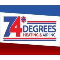 74 Degrees Heating & Air, Inc. Logo