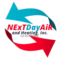 Next Day Air & Heating Logo