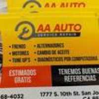 AA Auto Service Repair Logo