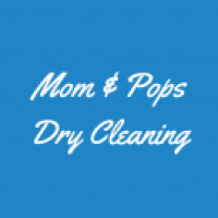 Mom & Pops Drycleaning Logo