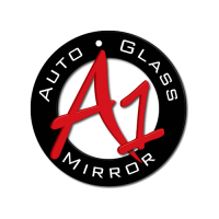A1 Auto Glass Mirror Logo