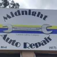 Midnight Auto Repair Logo