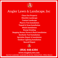 Angler Lawn & Landscape Logo