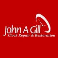 John A Gill Clock Repair & Restoration Logo