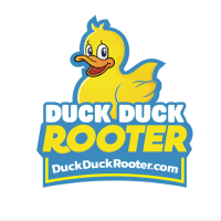 Duck Duck Rooter Plumbing, Septic & Air Conditioning Logo