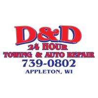 D & D 24 Hour Towing and Complete Auto Repair Logo