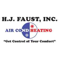 H. J. Faust, Inc. Heating and Air Conditioning Logo
