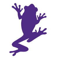Purple Frog Graphics Logo