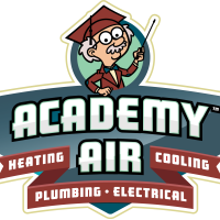 Academy Air Heating, Cooling, Plumbing and Electric Logo
