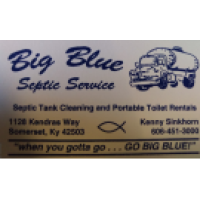 Big Blue Septic Services Logo