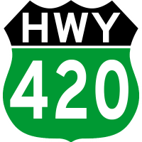 HWY 420 Bremerton by the Shipyard Logo