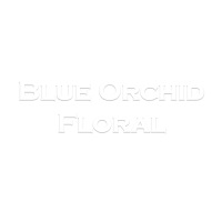 Blue Orchid Floral Logo