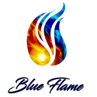 Blue Flame Heating & Air-Conditioning Logo