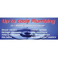 Up To Code Plumbing Logo
