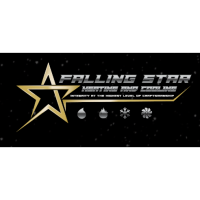 Falling Star Heating and Cooling Logo