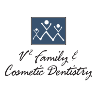 V2 Family and Cosmetic Dentistry Logo