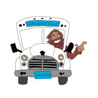 Sasquatch Shuttle & Parking Logo