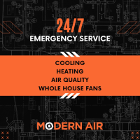 MODERN AIR - Heating & Air Conditioning Logo