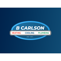 B. Carlson Heating, Air Conditioning & Plumbing Logo