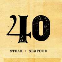 40 Steak and Seafood Logo
