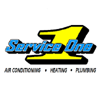 Service one Air Conditioning Heating and Plumbing Logo
