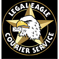 Legal Eagle Courier Service Logo