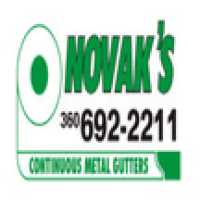 Novak's Continuous Metal Gutters Logo