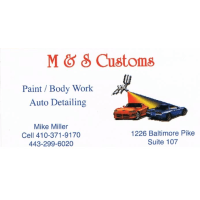 M & S Customs Auto Detailing Logo