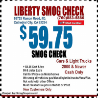 Liberty Smog Check Logo