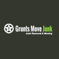 Grunts Move Junk & Moving Logo