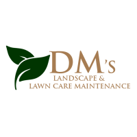 DM's Landscape & Lawn Care Maintenance Logo