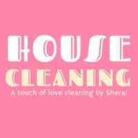 A touch of love cleaning by Sheral. Logo