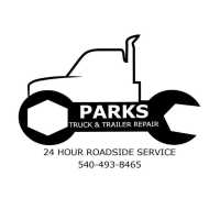 Parks 24 Hour Mobile Semi Truck Repair Logo