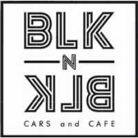 Black & Black Cars and Cafe Logo
