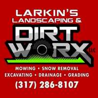 Larkin's Landscaping & Dirt Worx Logo