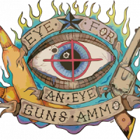 An Eye for an Eye Guns and Ammo Logo