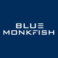 BLUE MONKFISH - Custom Web Design & Website Development + Digital Marketing Agency Logo