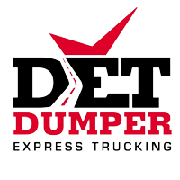 Dumper Express Trucking and Excavating Service Logo