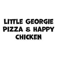 Little George Pizza and happy chicken Logo